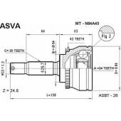 Шрус наружный 24X54X25 12 <b>ASVA MTN84A43</b>