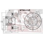 Ступица [12] <b>ASVA MTWHCJR</b>