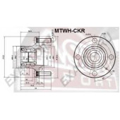 Ступица 12 <b>ASVA MTWHCKR</b>