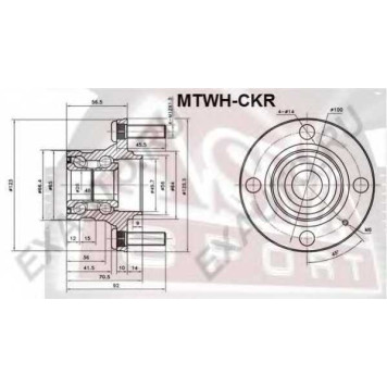 Ступица 12 <b>ASVA MTWHCKR</b>