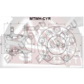 Ступица 12 <b>ASVA MTWHCYR</b>