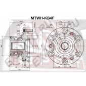 Ступица передняя <b>ASVA MTWHKB4F</b>