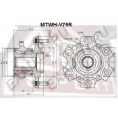 Ступица [12] <b>ASVA MTWHV75R</b>