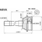 Шрус наружный 23x65x26 12 <b>ASVA MZ35A44</b>