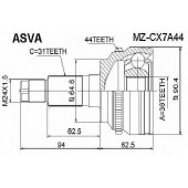 Шрус наружный 36x64.7x31 [12] <b>ASVA MZCX7A44</b>