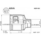 Шрус внутренний правый 25X42X26 MAZDA 626 MX-6 84- [12] <b>ASVA MZIP503</b>
