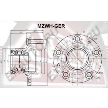 Ступица [12] <b>ASVA MZWHGER</b>