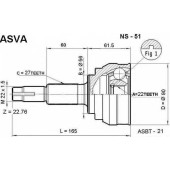 Шрус наружний 22x56x27 [12] <b>ASVA NS51</b>