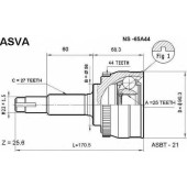 Шрус наружный 25x56x27 [12] <b>ASVA NS65A44</b>
