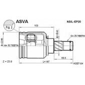 Шрус внутренний левый 32x40x25 12 <b>ASVA NSILEP20</b>