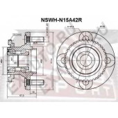 Ступица [12] <b>ASVA NSWHN15A42R</b>