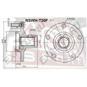 Ступица [12] <b>ASVA NSWHT30F</b>