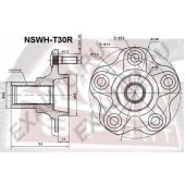 Ступица 12 <b>ASVA NSWHT30R</b>