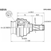 Шрус внутренний <b>ASVA OPIU-5002</b>