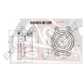 Ступица [12] <b>ASVA SBWHB12R</b>