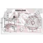 Ступица задняя (1021602221031300065887, китай) <b>ASVA SBWHGHR</b>