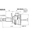 Шрус наружный 12 <b>ASVA SZ29A42</b>