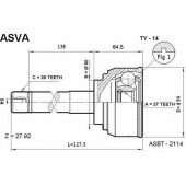 Шрус наружный 27x60x26 Asva TY14