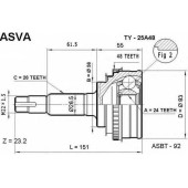 Шрус (гарантия 12 месяцев) [12] <b>ASVA TY25A48</b>