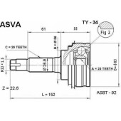 Шрус внешний <b>ASVA TY-34</b>