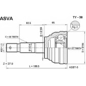 Шрус наружный 27x69x30 <b>ASVA TY38</b>