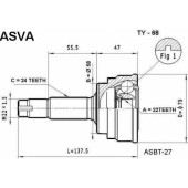 Шрус наружный 22x58x24 <b>ASVA TY68</b>