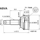 Шрус наружный 19x58x24 12 <b>ASVA TY73A48</b>