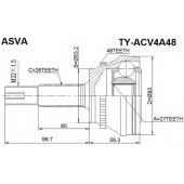 Шрус наружный 27X63.2X26 <b>ASVA TYACV4A48</b>
