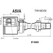 Шрус внутренний правый 27x40x24 12 <b>ASVA TYIRMCV30</b>