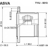 Шрус внутренний 24x102 Asva TYIU5013
