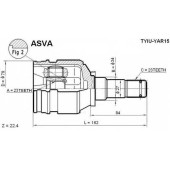 Шрус внутренний 23x34x23 12 <b>ASVA TYIUYAR15</b>