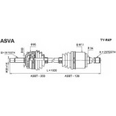 Привод правый 23x1020x26 [12] <b>ASVA TYR4P</b>