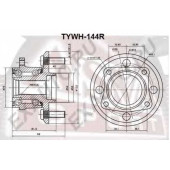 Ступица [12] <b>ASVA TYWH144R</b>