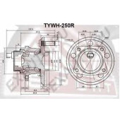 Ступица 12 <b>ASVA TYWH250R</b>