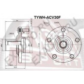 Ступица 12 <b>ASVA TYWHACV30F</b>