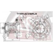 Ступица [12] <b>ASVA TYWHACV40RLH</b>