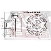 Ступица 12 <b>ASVA TYWHGRJ120F</b>