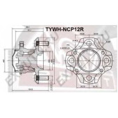 Ступица 12 <b>ASVA TYWHNCP12R</b>