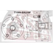 Ступица [12] <b>ASVA TYWHSXU10F</b>