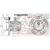 Ступица 12 <b>ASVA TYWHXFRH</b>