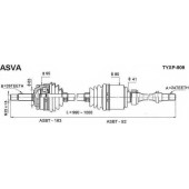 Привод правый 24x990x26 <b>ASVA TYXP909</b>