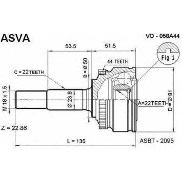 Название не указано 12 <b>ASVA VO058A44</b>