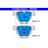 Колодки тормозные дисковые для BMW X5(E70,F15,F85), X6(E71,E72,F16,F86) <b>ATE 13.0460-7232.2 / 607232</b>