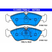 Колодки тормозные дисковые для MERCEDES SPRINTER(901, 902, 903) / VW LT(2, 2DA, 2DB, 2DC, 2DD, 2DE, 2DF, 2DH, 2DK) <b>ATE 13.0460-7084.2 / 607084</b>