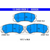 Колодки тормозные дисковые для ISUZU TROOPER(UB) / OPEL FRONTERA(5#MWL4,5#SUD2,6B#), MONTEREY(UBS#) <b>ATE 13.0460-5926.2 / 605926</b>