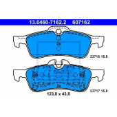Колодки тормозные дисковые <b>ATE 13.0460-7162.2 / 607162</b>
