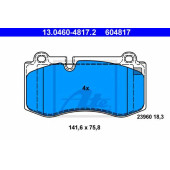 Колодки тормозные дисковые для MERCEDES CLS(C219), E(S211,W211), S(C216,W221), SL(R230) <b>ATE 13.0460-4817.2 / 604817</b>