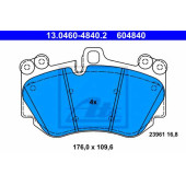 Колодки тормозные дисковые для PORSCHE CAYENNE(955,9PA) <b>ATE 13.0460-4840.2 / 604840</b>