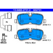 Колодки тормозные дисковые для LAND ROVER DISCOVERY(LA), RANGE ROVER(LM,LS,LW) <b>ATE 13.0460-2731.2 / 602731</b>