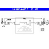 Тормозной шланг ATE 331397 / 24.5113-0483.3